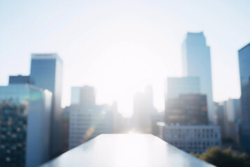 Modern blurred city background, perfect for business presentations, professional website headers, and futuristic corporate designs 