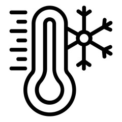 temperature icon vector