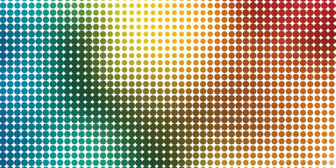 Dots halftone yellow green color pattern gradient texture background. © abd