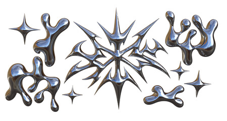 3D Glass liquid typography with transparent glossy shapes, melted fluid letters, reflective glass-chrome style abstract drip design for modern decorative artwork