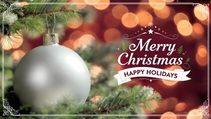 merry christmas and happy holidays