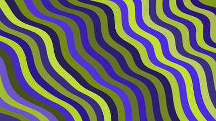 Fototapeta premium Bold Wave Pattern: Abstract Design with Navy and Green Wavy Lines for a Striking Background