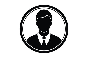 user profile vector icon silhouette