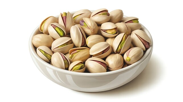 Delicious pistachios in a bowl ready for snacking, a healthy and satisfying treat for any occasion, perfect for food blogs and nutrition guides