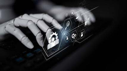 AI optimizing business management system, enhancing productivity, tracking progress, analyzing performance, and automating teamwork coordination across structured operations. Latch