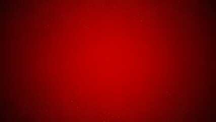 Deep red background with subtle sparkling particles and soft vignette effect dark gradient