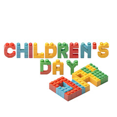 Celebrate colorful Children's Day blocks message