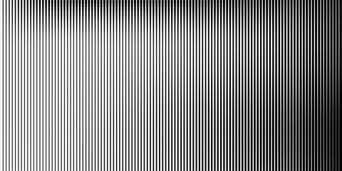 Obraz premium Vertical striped halftone gradation surface. Gradient transition lattice, repeating linear backdrop for print overlay modern graphic design.