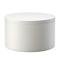 Elegant white container mockup for product display