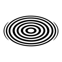 water ripple circles