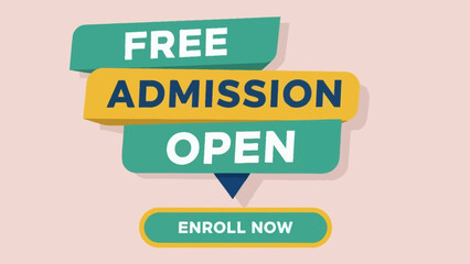 Modern vector graphic banner for a special event in 2026, announcing open registration with a call to action button
