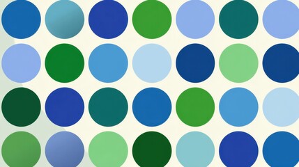 Abstract geometric pattern with blue and green circles for modern design,Brain Teaser Month