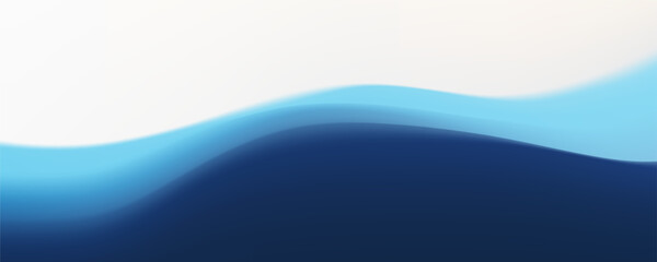 Abstract Wave Pattern with Blue Gradient Horizontal Background Design.Eps10