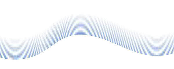 Abstract Background, Transparent Waved Lines. Soft Blue Smoke Wave BG. Colorful Gradient Flowing Wavy Lines. Vector illustration.
