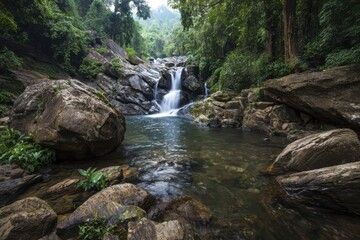 Khlong Lan: A Stunning Waterfall in Thailand's Lush Rainforest