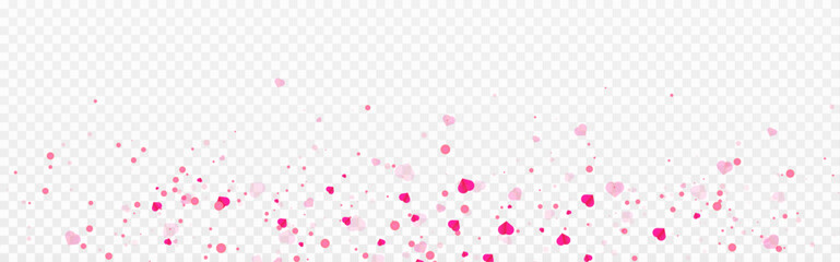 Pink hearts for Valentine's Day on the background. Mother's Day background. png heart, romantic love design element.