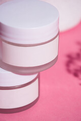 cosmetic cream containers