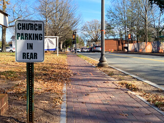 NC Cornelius Church Parking In Rear 2025