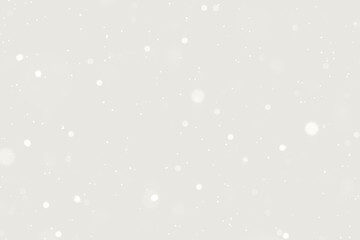 Soft snowfall over a pale beige background with gentle light specks Demonstration Color of the Year 2026