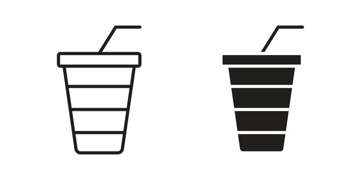 Swoosh Cup icon for your website design, logo, app, UI. EPS10