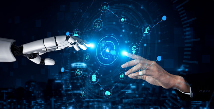 AI enables collaborative intelligence by linking robotics, machine learning, and data systems to automate operations and improve real-time decision-making. Vouch
