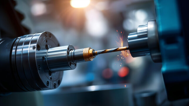 5 axis machining center cutting engine cylinder block solid ball end mill tool hi precision automotive manufacturing multi axis CNC milling industrial production process