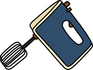 Electric handheld kitchen mixer