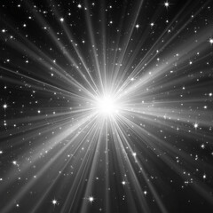 Bright Star Flash in Deep Space Cosmic Background