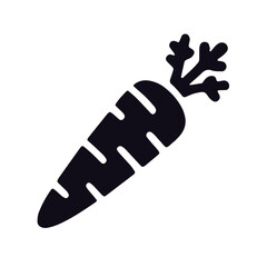  Fresh Vegetable Icon black and white vector design 