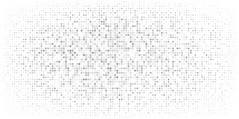Black halftone pattern on white background. Linear halftone background. Vector illustration isolated on white background. vector