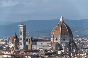 Fototapeta premium Dom von Florenz mit Glockenturm