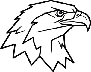 eagle head vector
