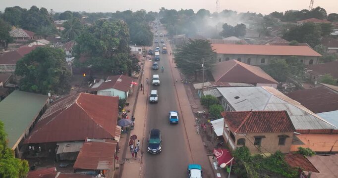 Evening Life Over Bissau