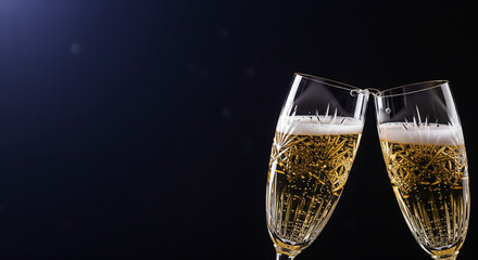 Midnight Toast Elegance