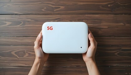Experience lightning-fast internet with portable 5G device for seamless connectivity, empowering productivity and entertainment on the go in modern world