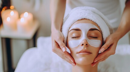 Spa Beauty, Facial Treatments, Calm, Skin Renewal, Pampering, Beautiful Facial, Holistic Therapy.