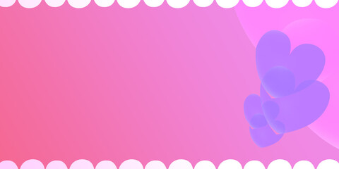 Valentine's Day background illustration, the festival of love	