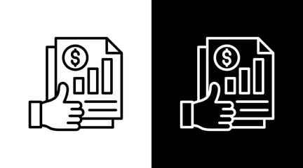 Accrual Accounting With Icon Set Design