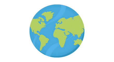 earth globe vector illustration