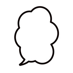 シンプルな吹き出し