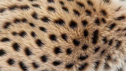 Close up lynx fur