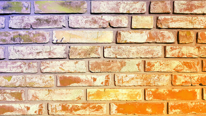 Rough brick stone wall texture background.