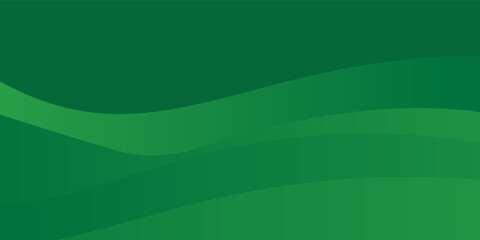 Abstract landscape green hills valley vector illustration background