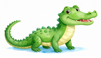 Obraz premium Crocodile vector cartoon 