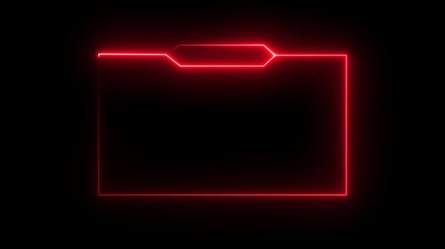 futuristic neon purple and orange gaming stream frame overlay with hud elements,live streaming neon text frame animation box frame neon frame live streaming game live Stream overlay