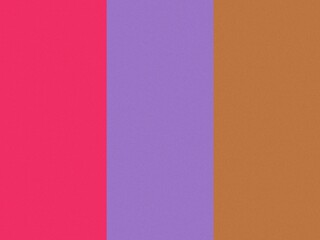 Obraz premium A vibrant color block pattern of pink, purple, and orange.