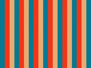 Obraz premium A vibrant striped pattern with teal, orange, and red hues.