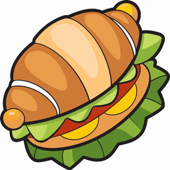 vector illustration of bread