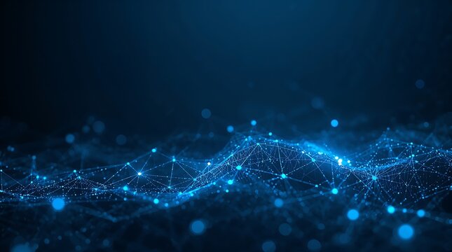 Abstract network technology background digital data connection - Powered by Adobe