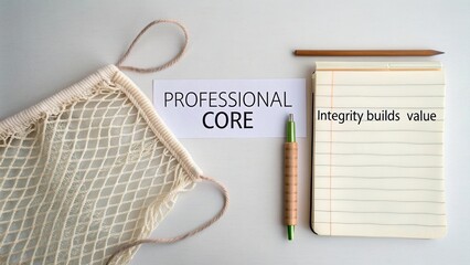 Professional Core Values in Business, Building Integrity and Trust for Lasting Success and Growth Opportunities